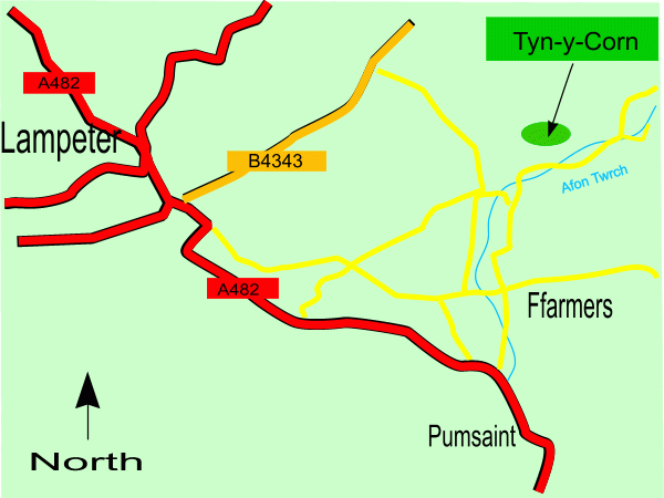 Coed Tyn-y-Corn map