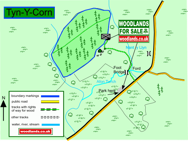 Coed Tyn-y-Corn map
