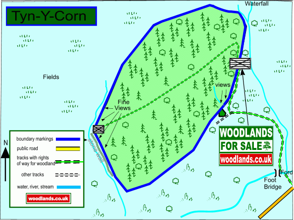 Coed Tyn-y-Corn map