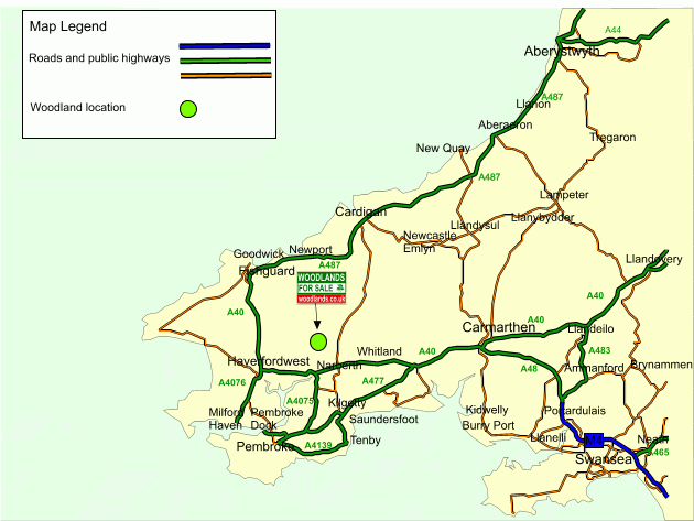 Holgan Wood map