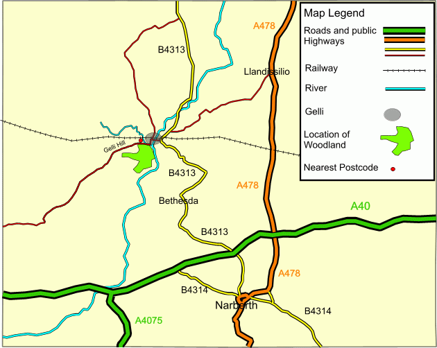 Holgan Wood map