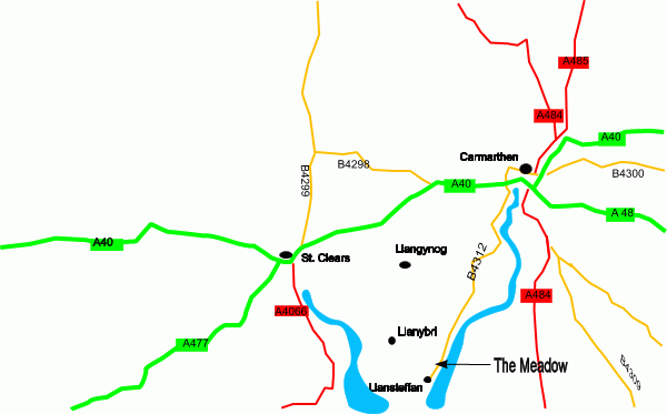 Click to view a full-size version Maes-teg - Fair Meadow map