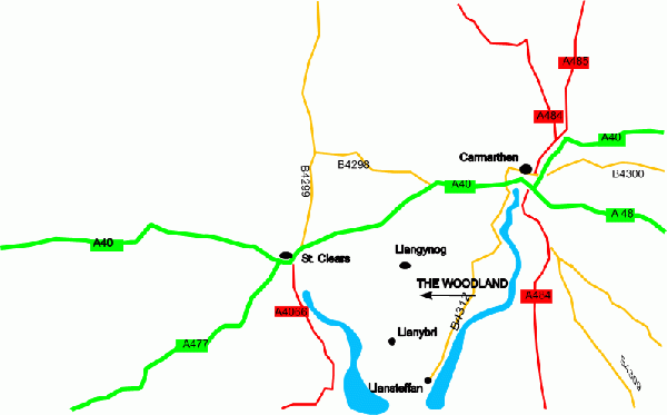 Penycoed - SOLD map