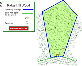 Ridge Hill Wood - SOLD map