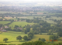 The breathtaking view to towards Exmoor