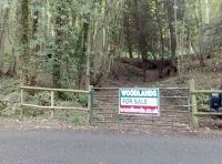 The entrance and parking.