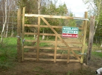 A deer proof gate.