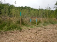The entrance to the woodland