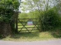 View towards N boundary from the entrance