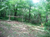 Entrance and parking area