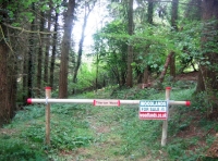 The entrance