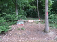 Wood entrance
