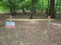 Wood entrance