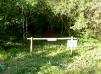 wood entrance