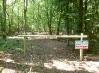 wood entrance
