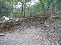 Private parking and turning area.