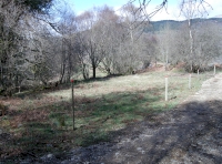 Track providing access to southern boundary