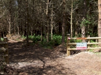 Ride stop entrance