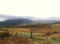 Surrounding countryside & cloud topped Schiehallion nr.