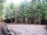 Internal parking/camping area