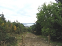 Ridestop entrance and internal track