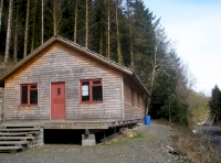 close up of the cabin