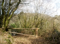 end of track just before lane