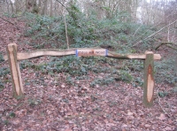 Ridestop to the wood