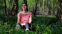 Woman in Bluebells