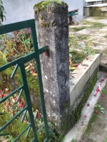 Modern Stone Gatepost