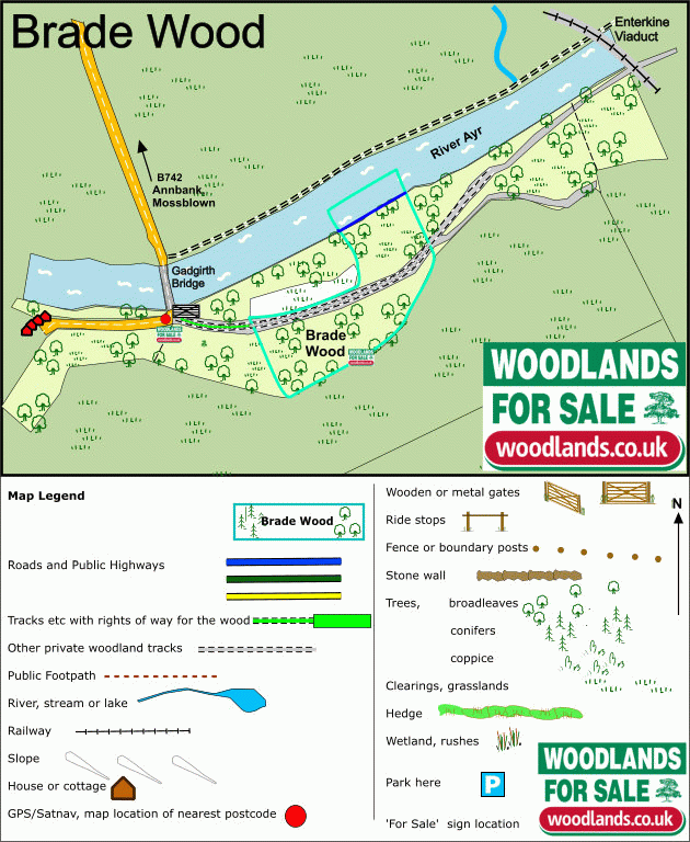 Brade Wood - SOLD map 3