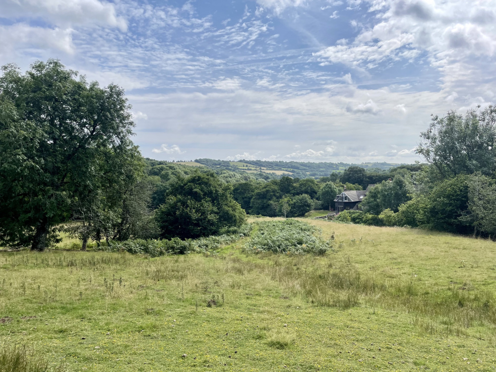 Looking down the Monnow valley