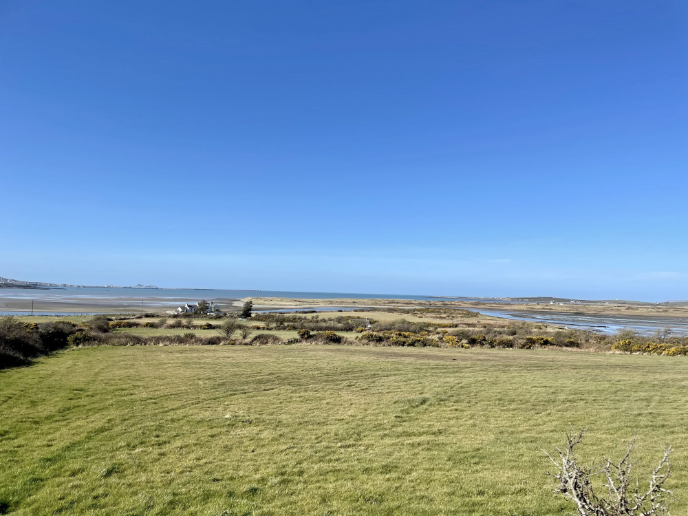 Stunning view out to sea from Fairfield Meadow