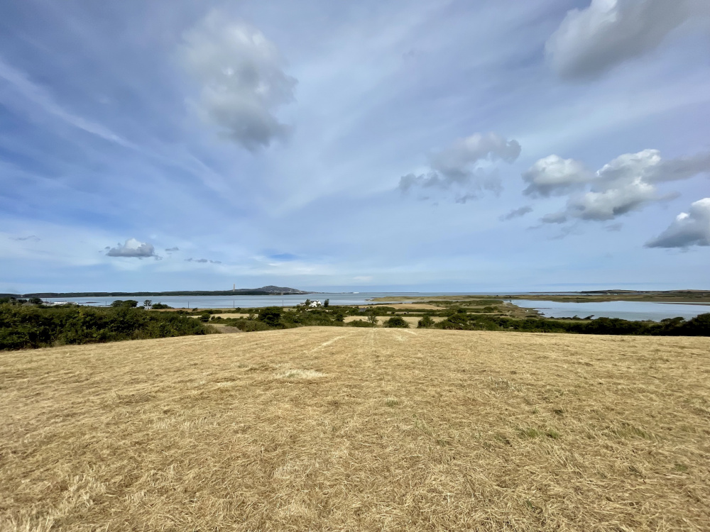 Rye Meadow enjoys wonderful sea views across Holyhead Bay