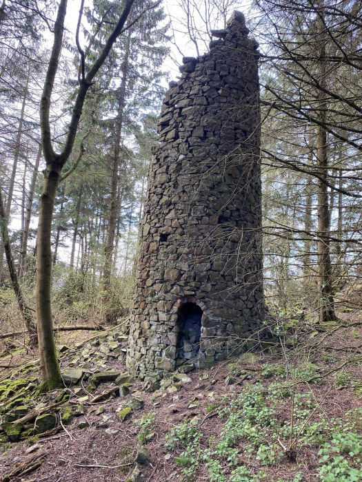 "Rapunzel" tower, remains of mining works