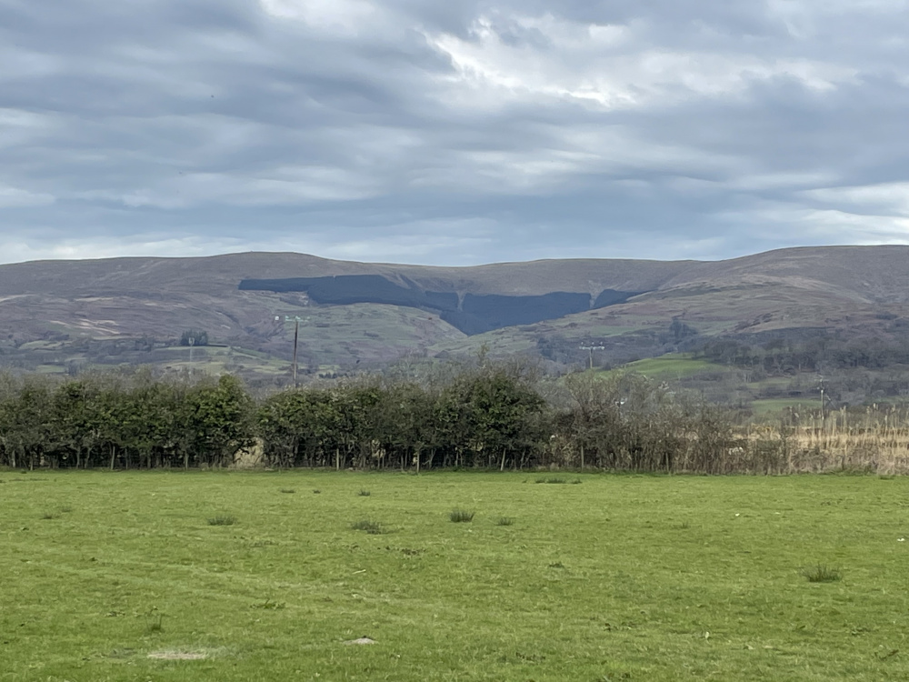 Stunning view out from the northern boundary 