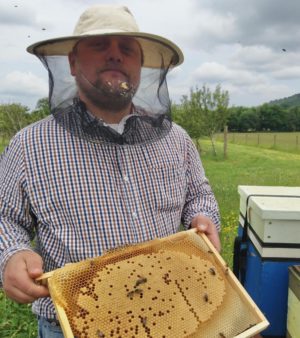 Honey from the woodlands of Scotland.