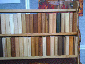 Wooden Books for a Wood Library