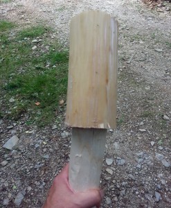 Froe mallet making.